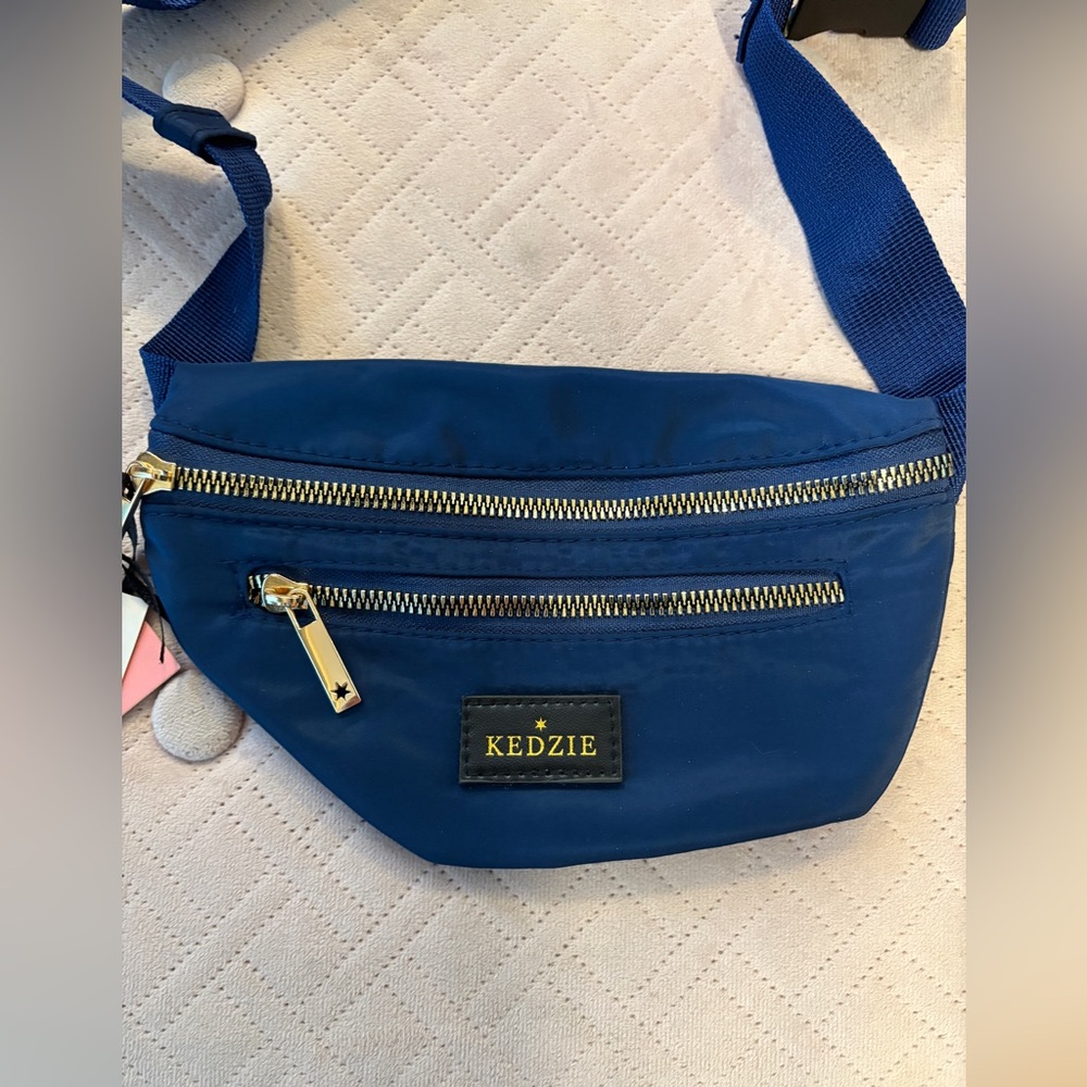 Kedzie blue crossbody/waistpack (Fanny pack) - NWT
